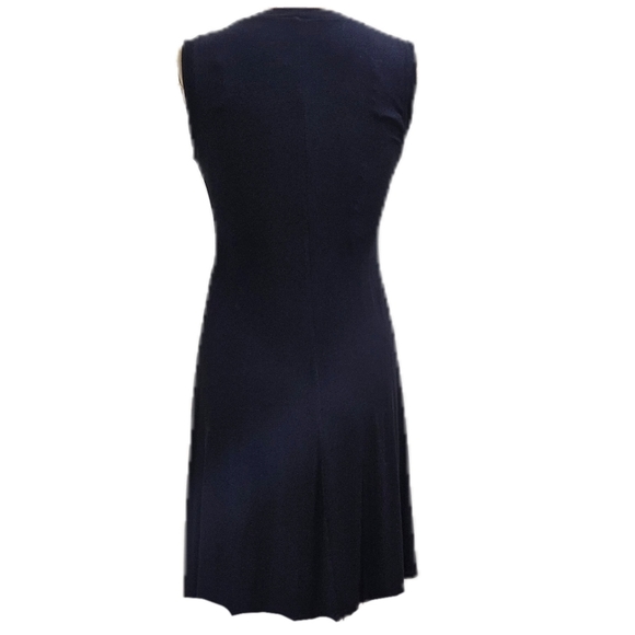 NWT Oonagh by Nanette Lepore Jerry knit dress with front chiffon ruffle. Medium - Picture 2 of 11